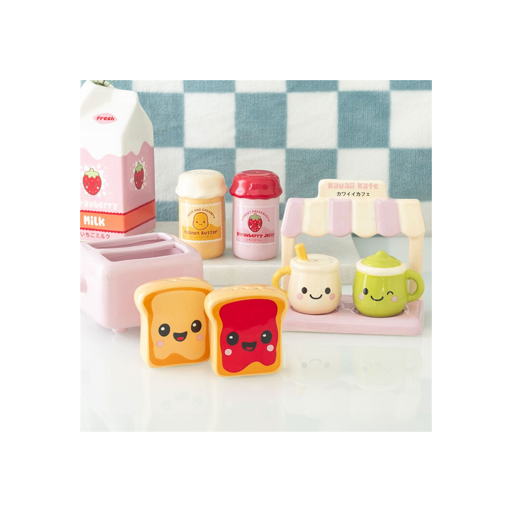 Peanut Butter and Jelly Jar Salt and Pepper Shakers N/A