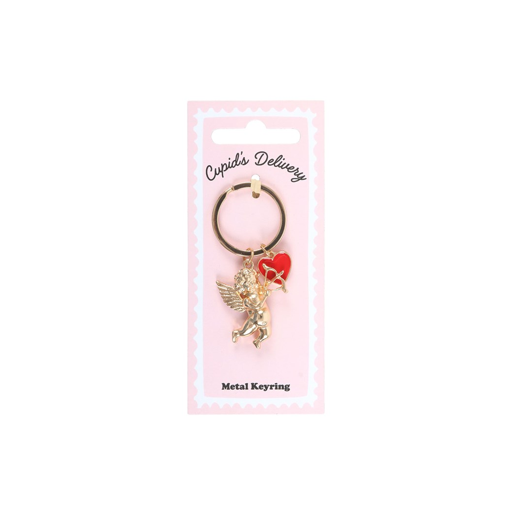 Cupid's Delivery Cherub Keyring N/A