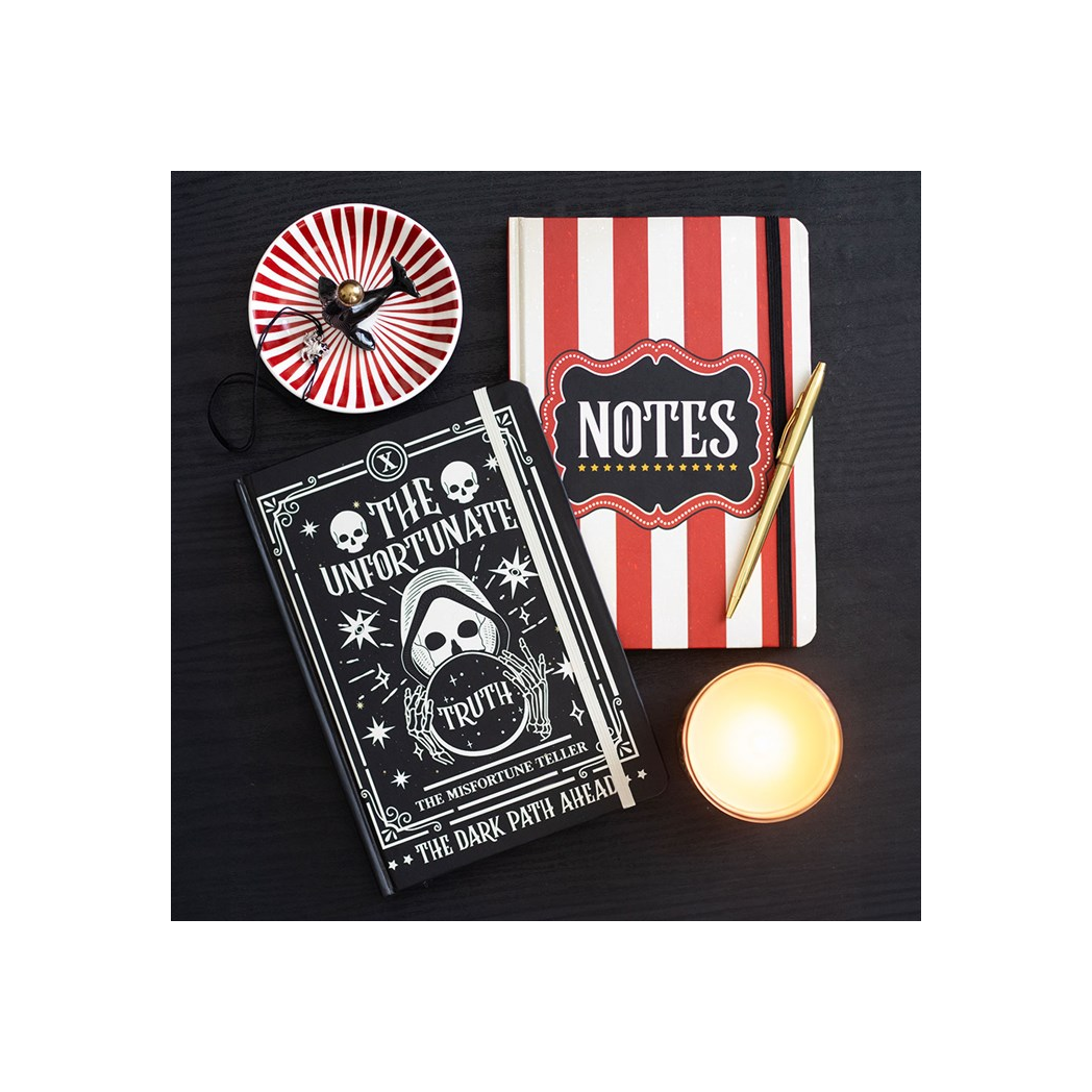 Red Circus Stripe A5 Notebook N/A