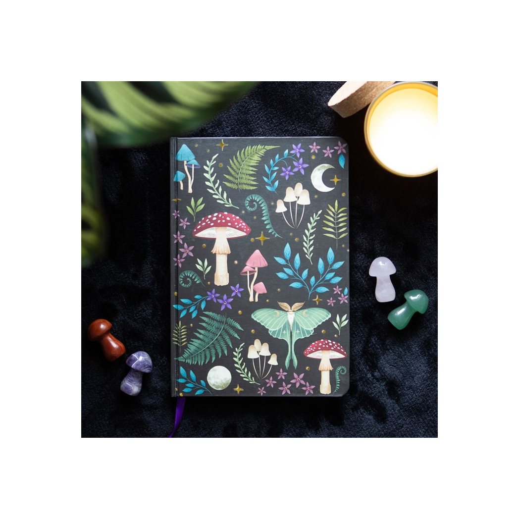 Dark Forest Print A5 Notebook N/A