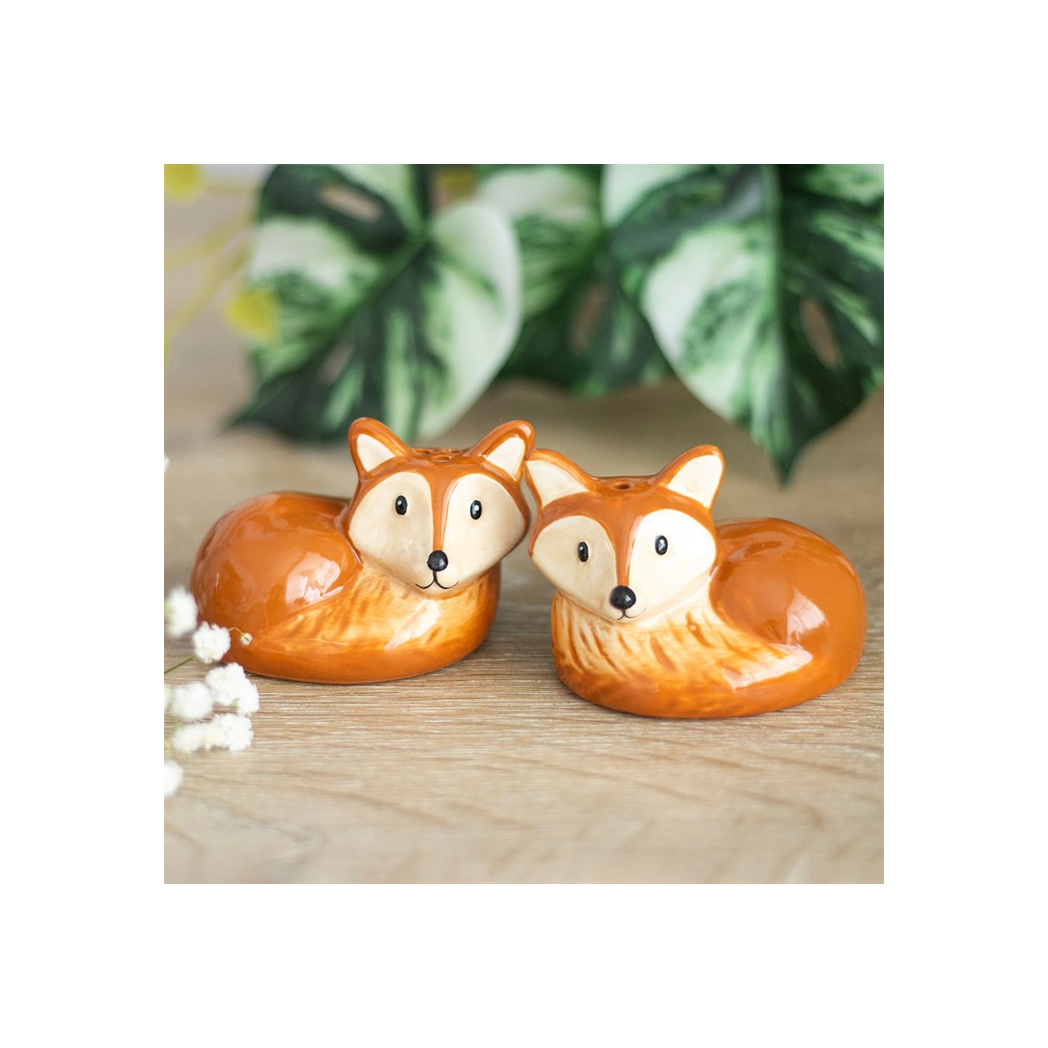 Fox Salt and Pepper Shakers N/A