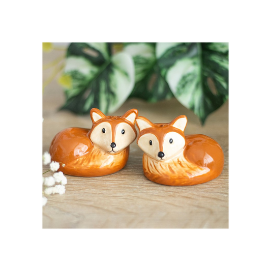 Fox Salt and Pepper Shakers N/A