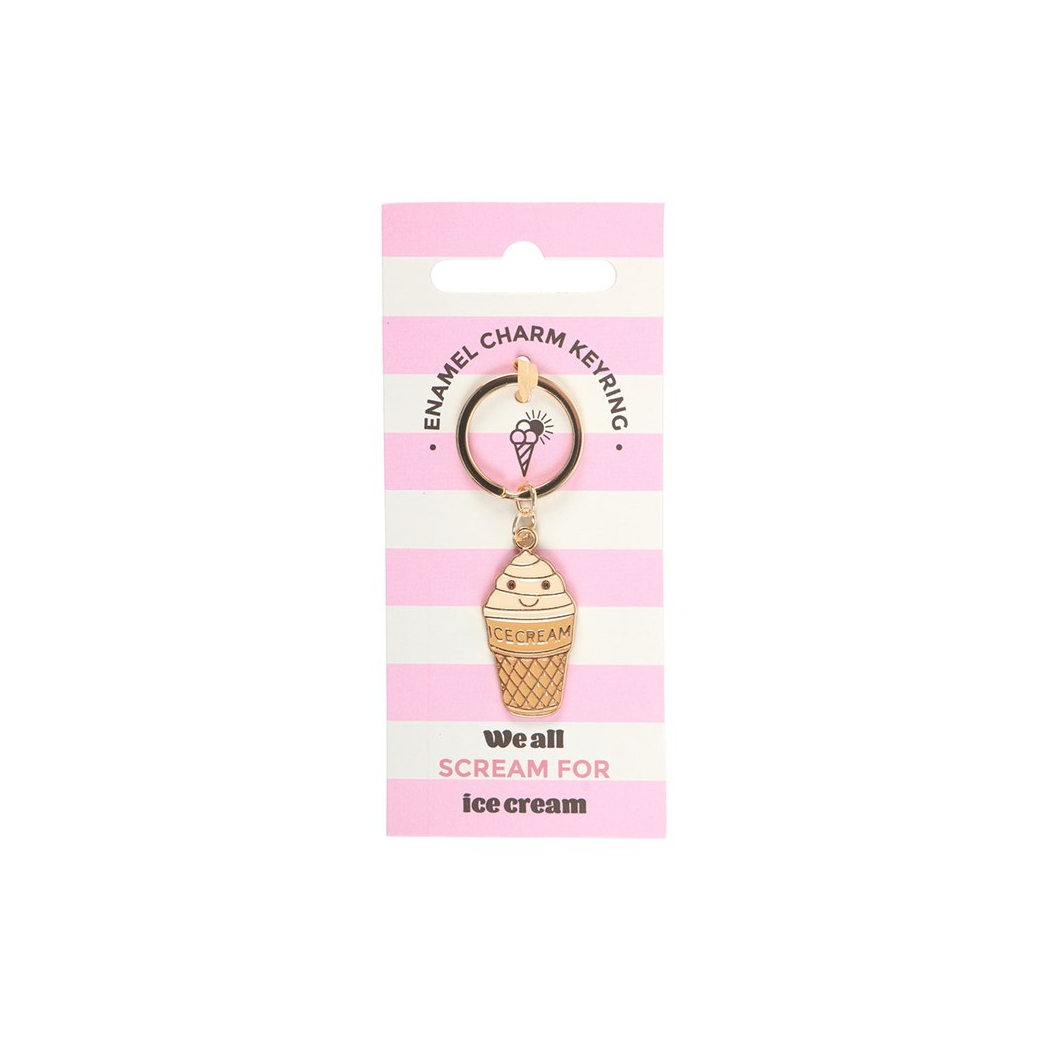 Ice Cream Cone Keyring N/A