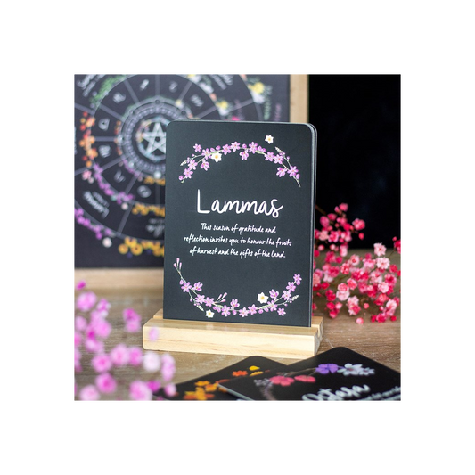 Wheel of the Year Altar Cards with Stand N/A