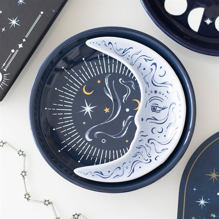 Blue Moon Stacking Trinket Dish N/A