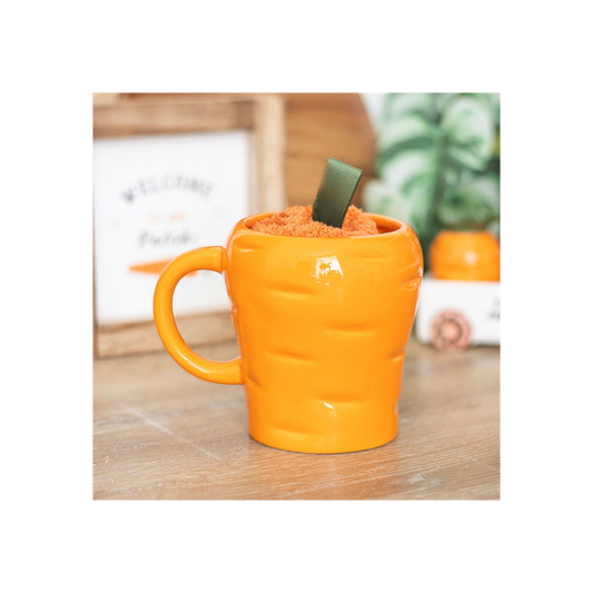 Carrot Shaped Mug and Socks Set N/A