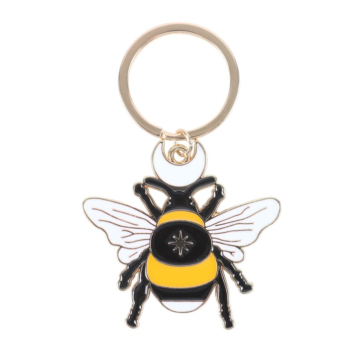 Forest Bee Enamel Keyring N/A