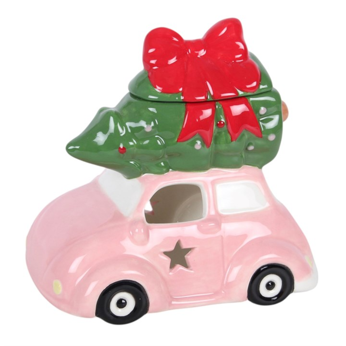 Pink Car with Christmas Tree Oil Burner N/A