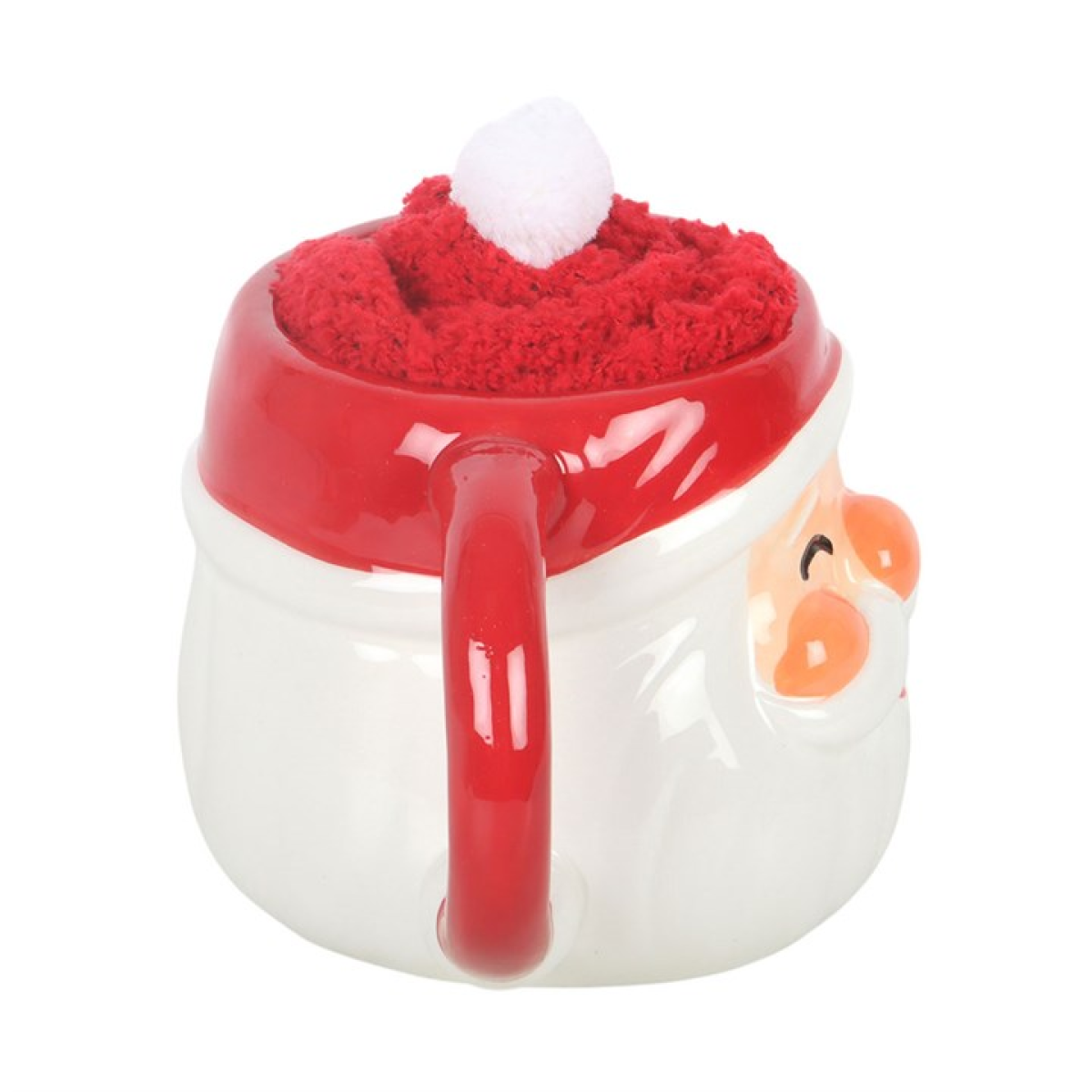 Jolly Santa Christmas Mug and Socks Set N/A