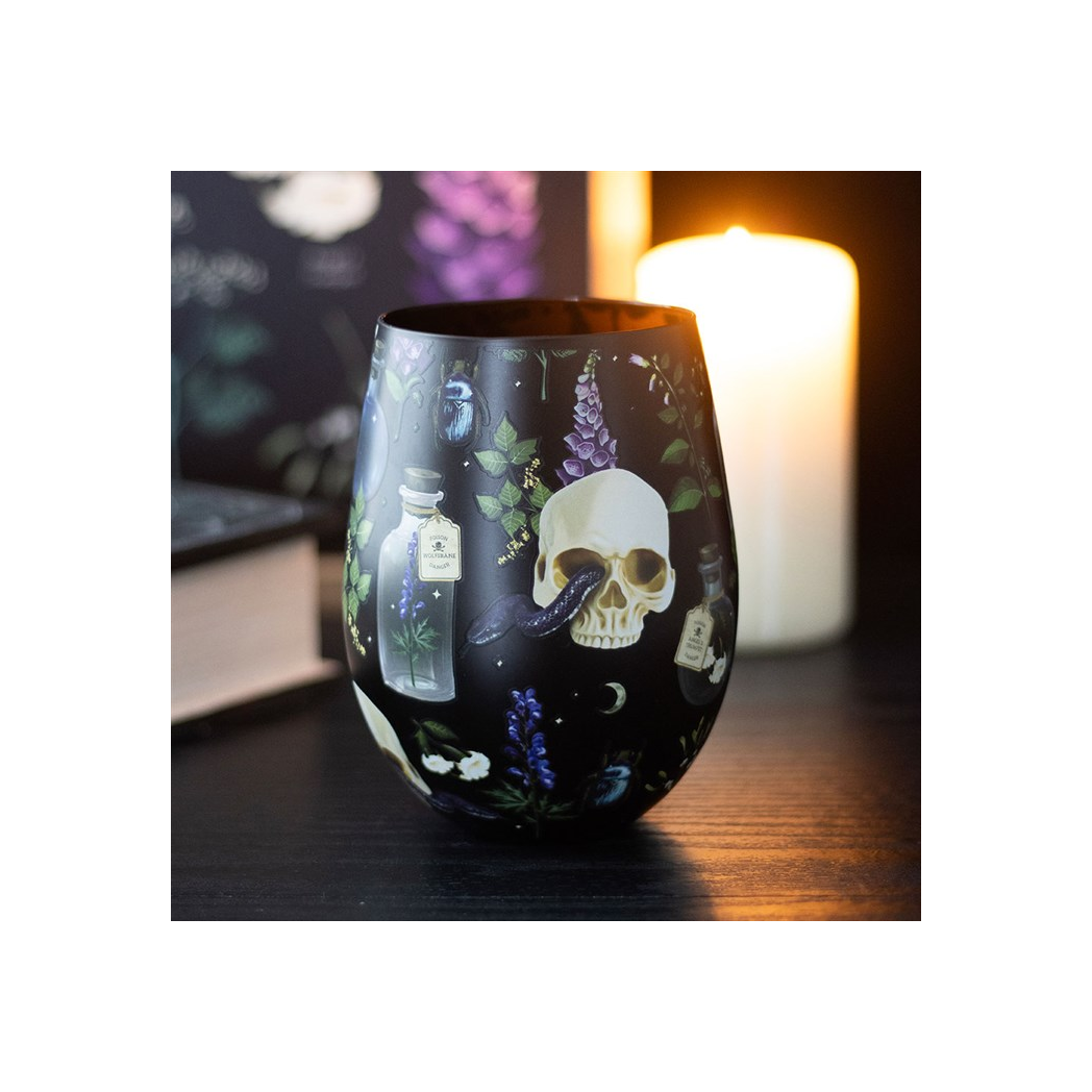 Venom & Vines Print Stemless Glass N/A