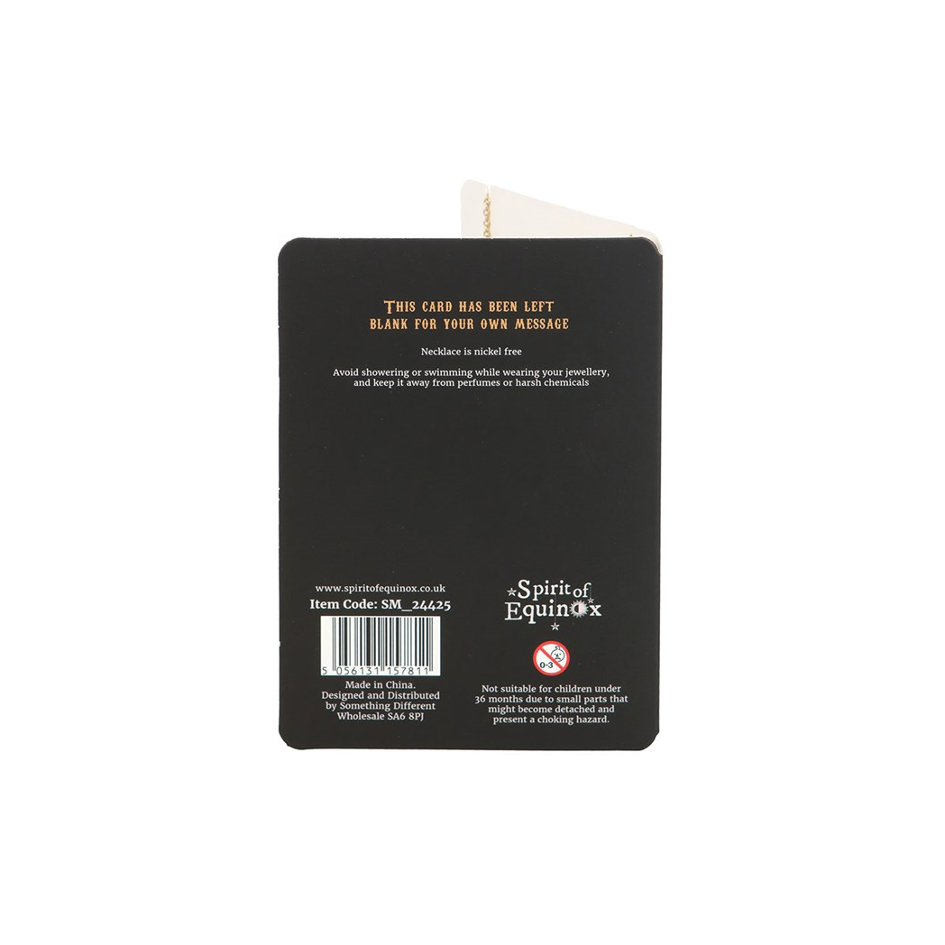 Talking Board Planchette Necklace Greeting Card N/A