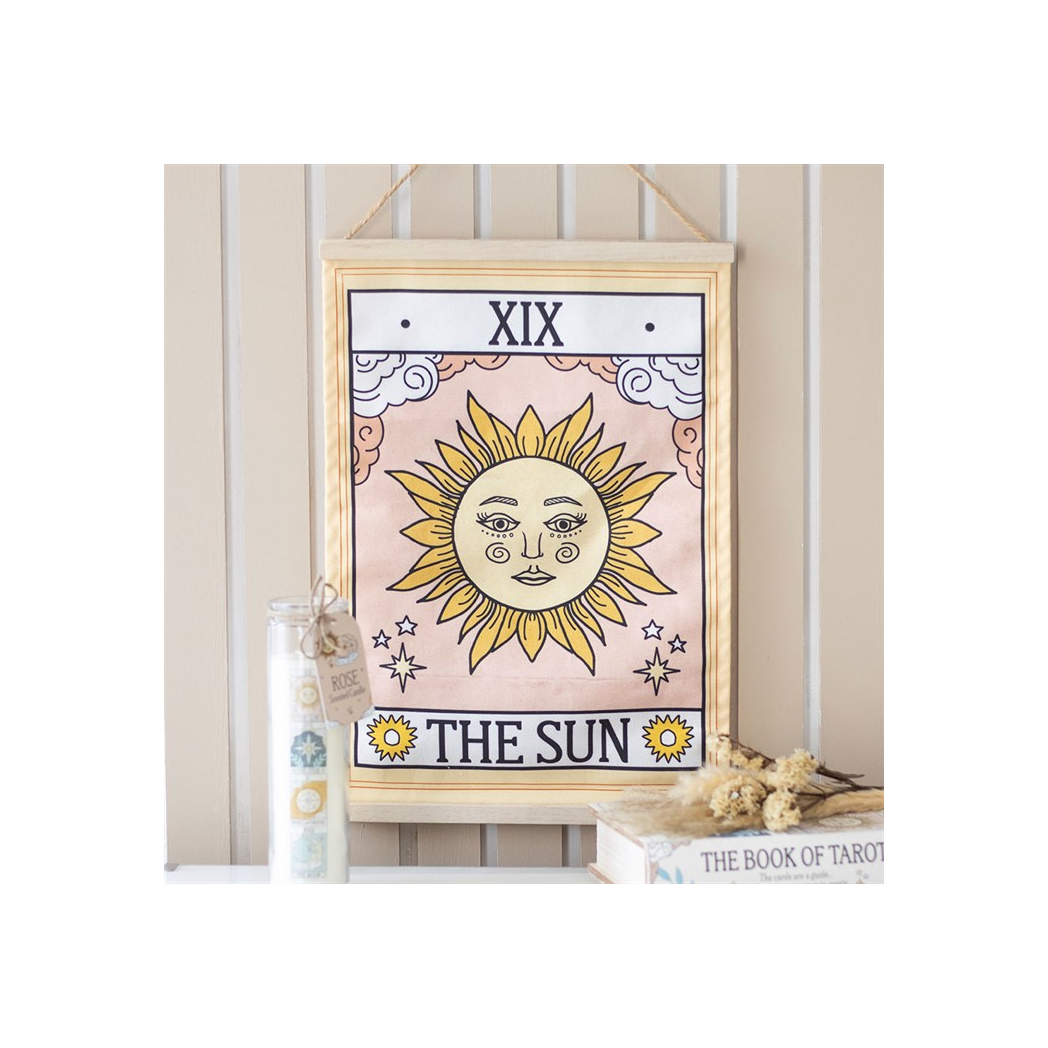 The Sun Vintage Tarot Wall Hanging N/A