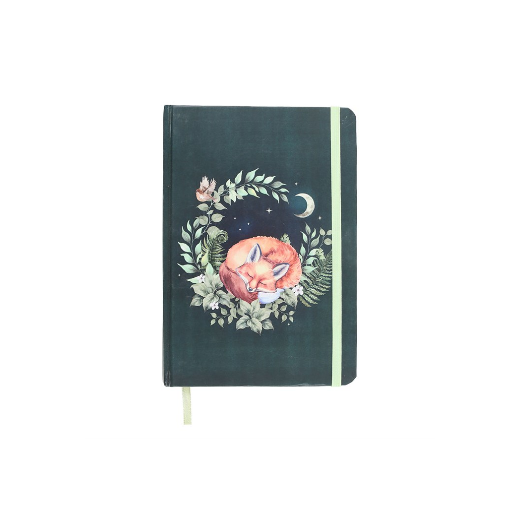 Green Sleeping Fox A5 Notebook N/A
