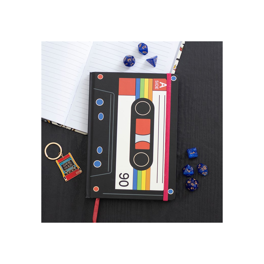 Retro Cassette Tape A5 Notebook N/A