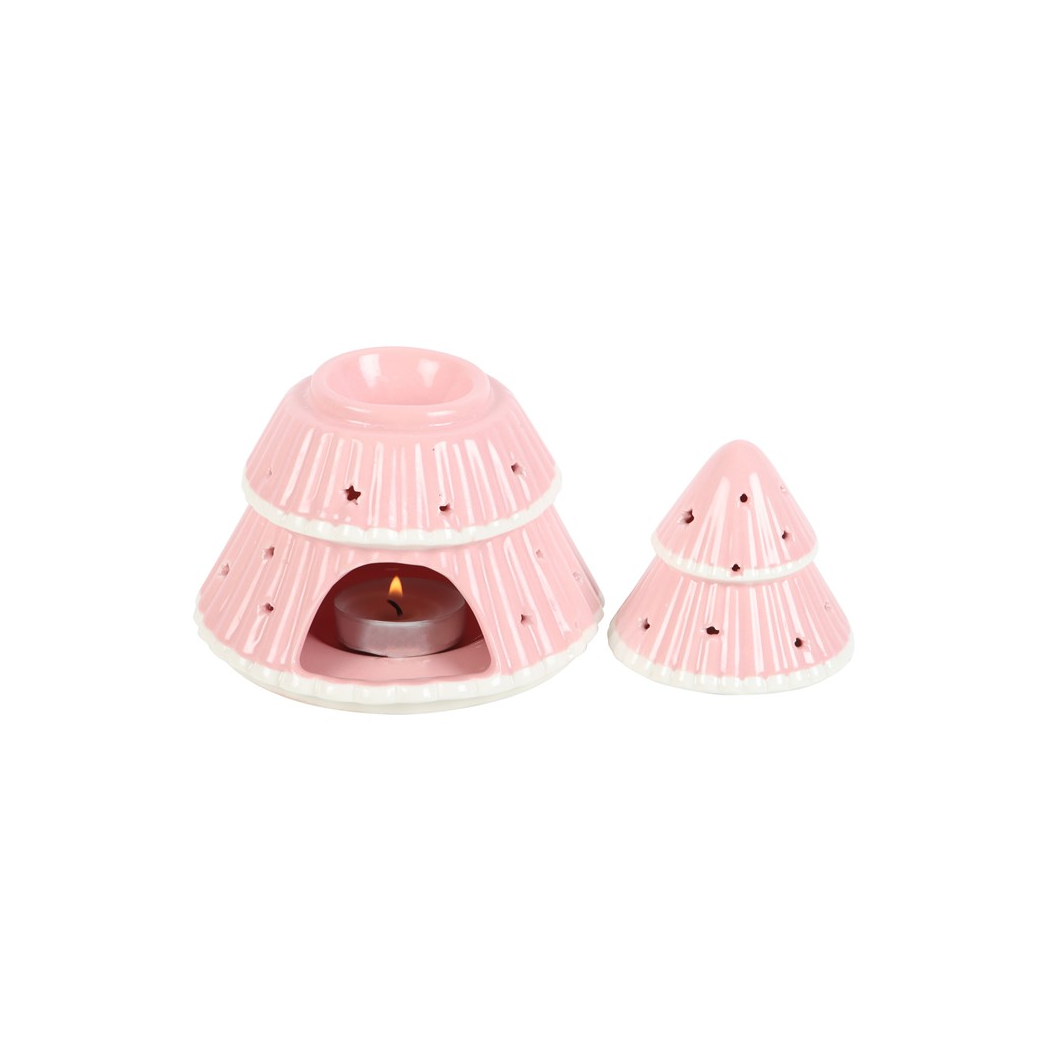 Pink Christmas Tree Oil Burner N/A