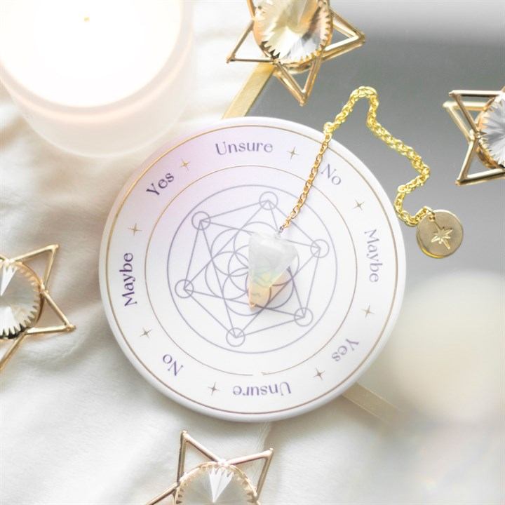 Opalite Pendulum Divination Kit N/A