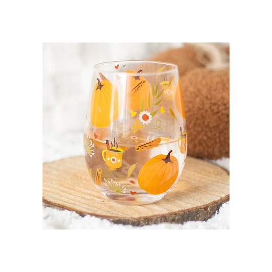 Autumn Days Print Stemless Glass N/A