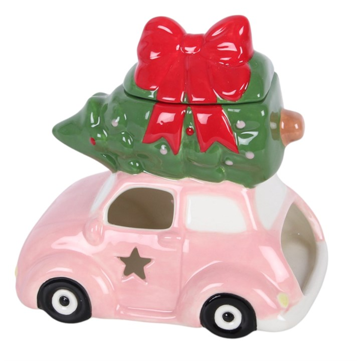 Pink Car with Christmas Tree Oil Burner N/A