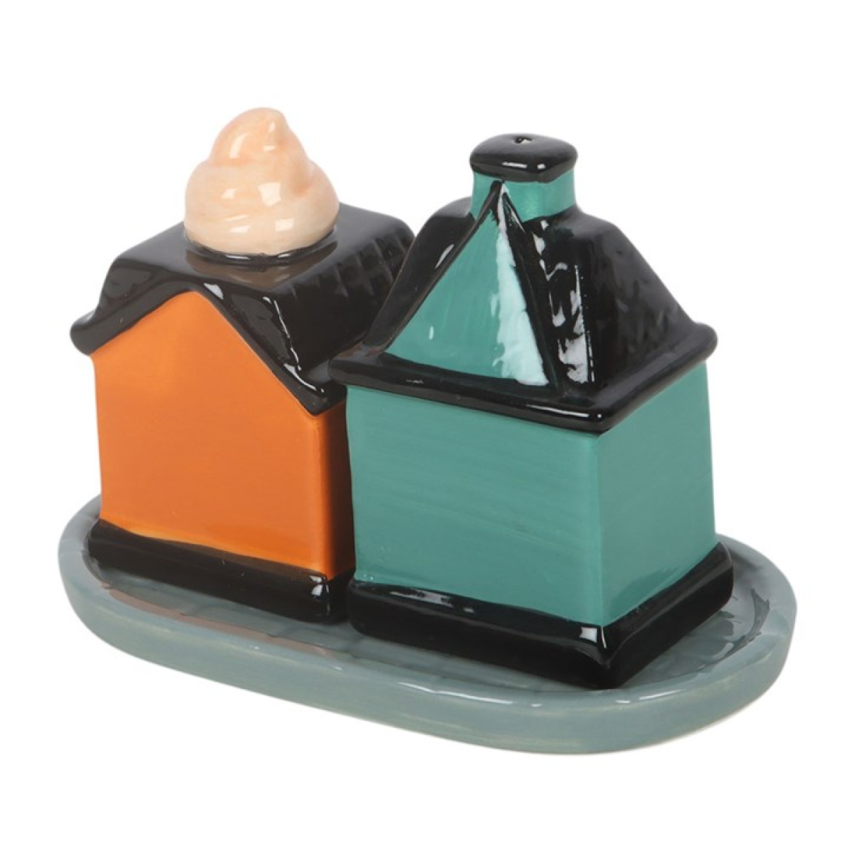 Spooky Street Salt and Pepper Shakers N/A