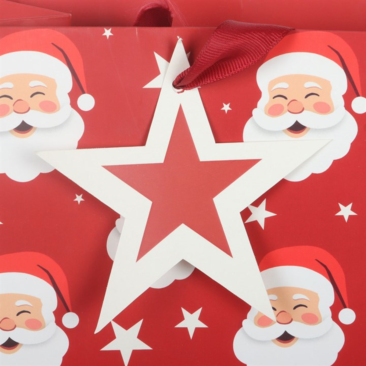 Jolly Santa Christmas Gift Bag N/A