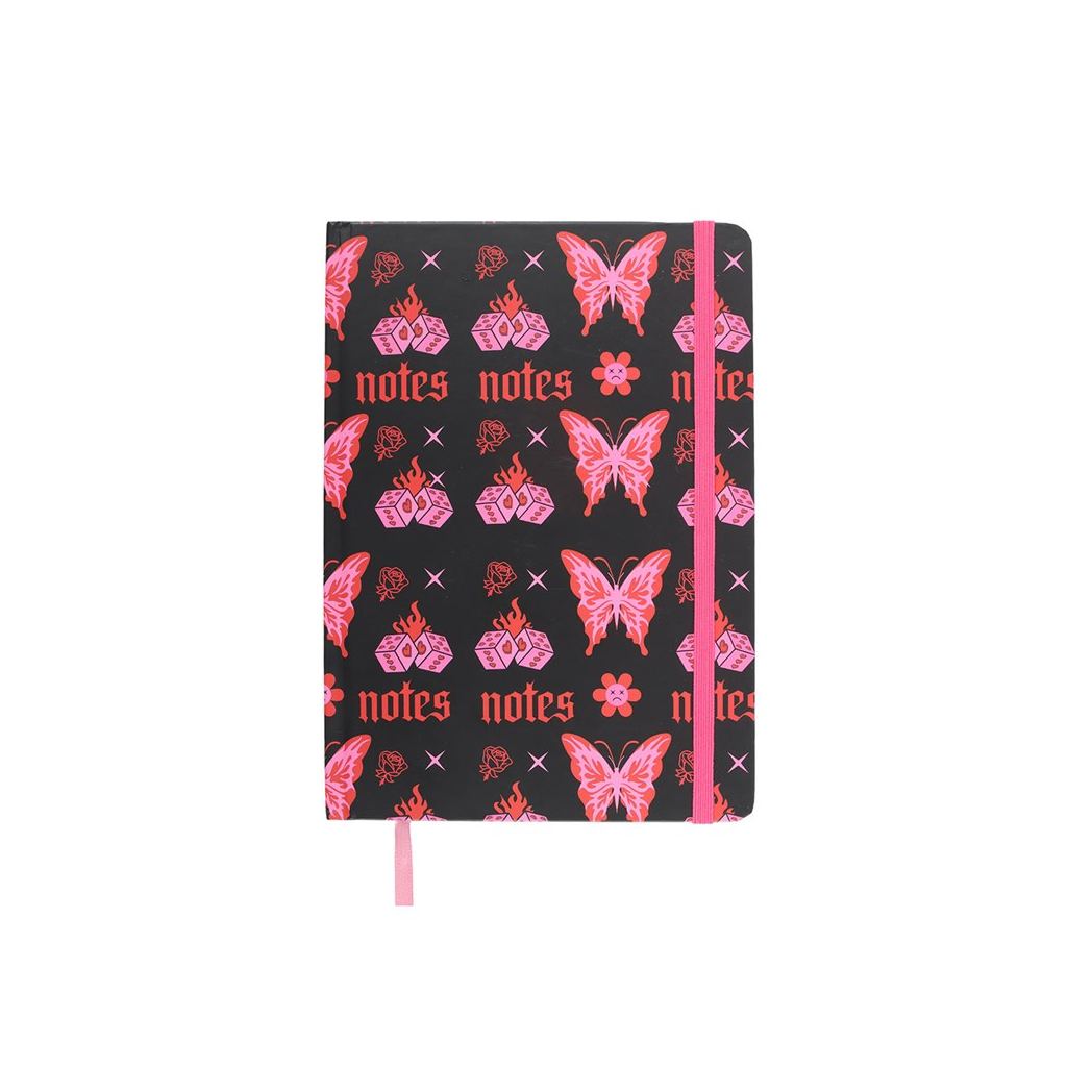 Flaming Butterfly A5 Notebook N/A