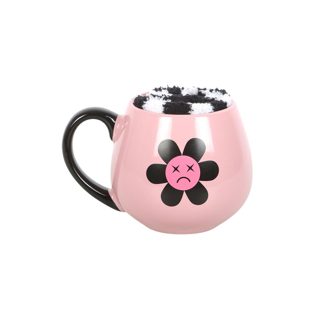 Sad Flower Mug and Socks Set N/A