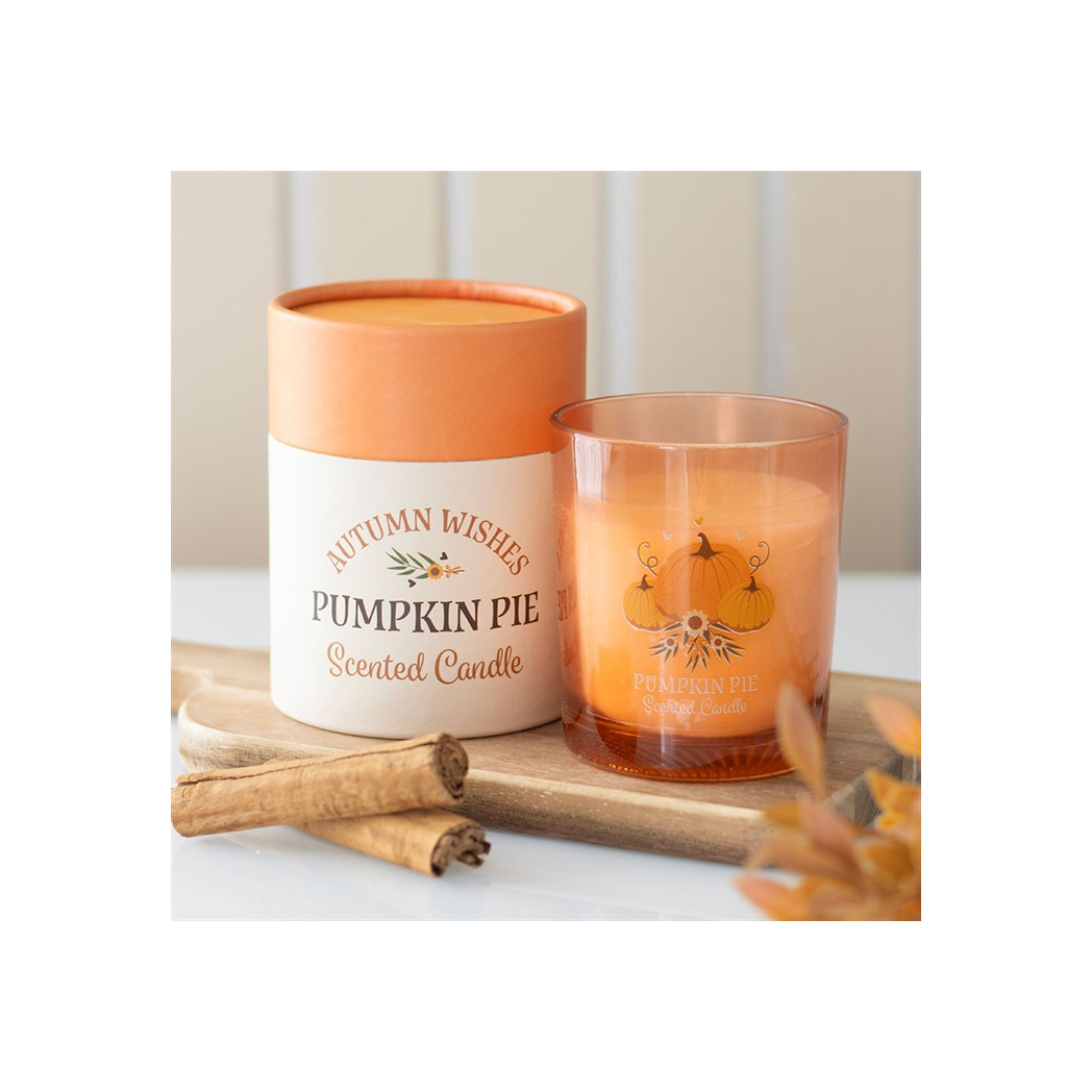 Autumn Wishes Pumpkin Pie Candle N/A