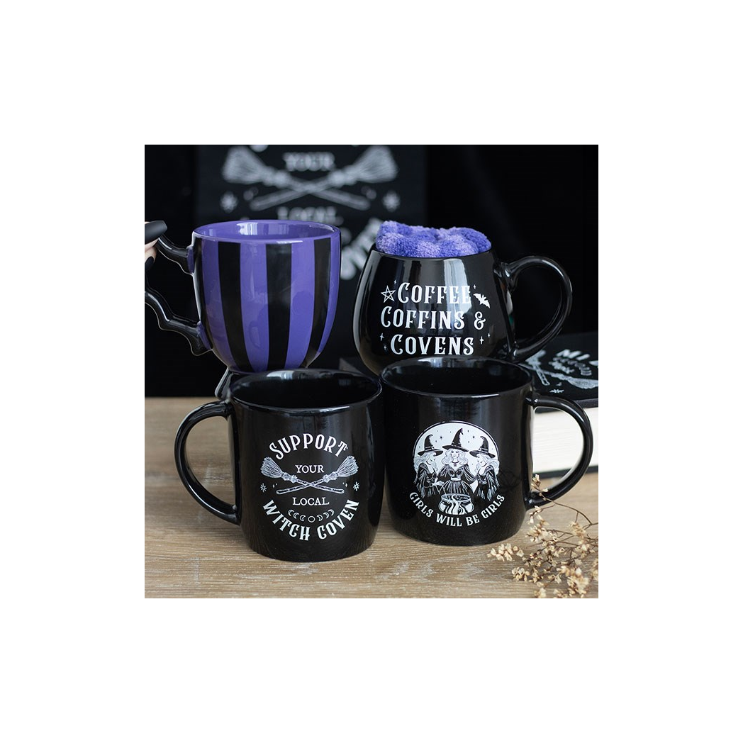 Coffee, Coffins & Covens Mug and Socks Set N/A