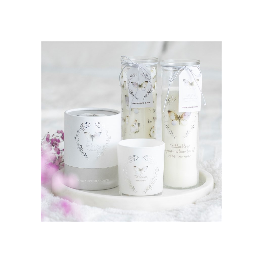 Butterflies Appear Vanilla Tube Candle N/A