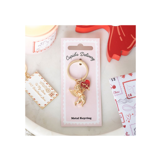 Cupid's Delivery Cherub Keyring N/A