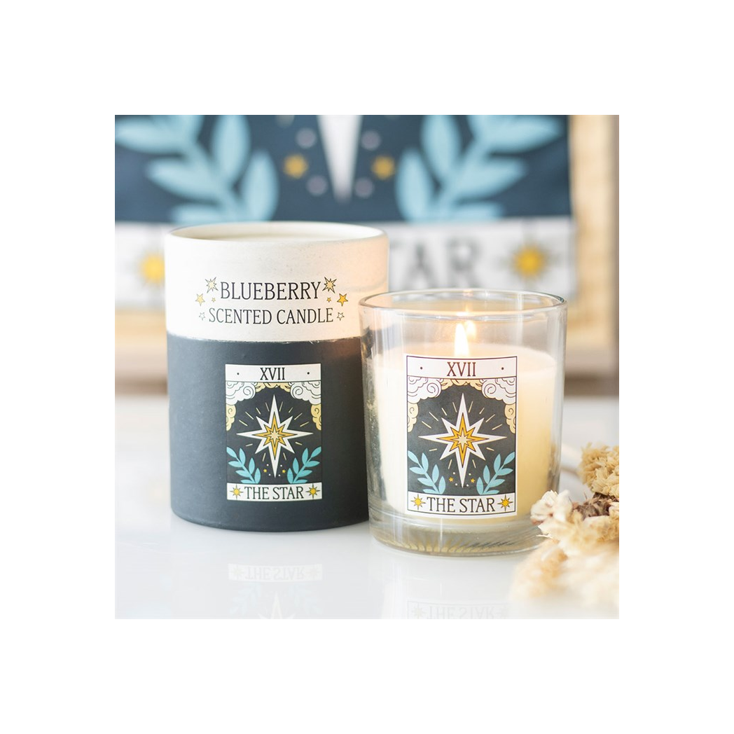 The Star Vintage Tarot Blueberry Candle N/A