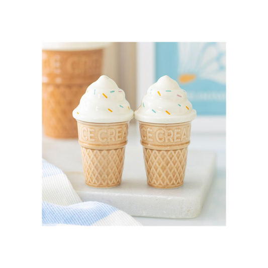 Ice Cream Cone Salt and Pepper Shakers N/A