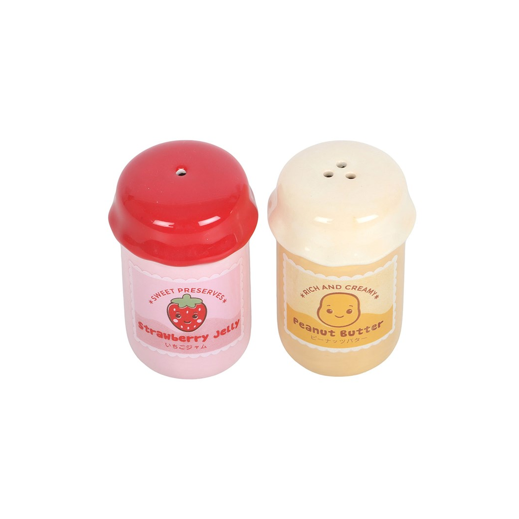 Peanut Butter and Jelly Jar Salt and Pepper Shakers N/A