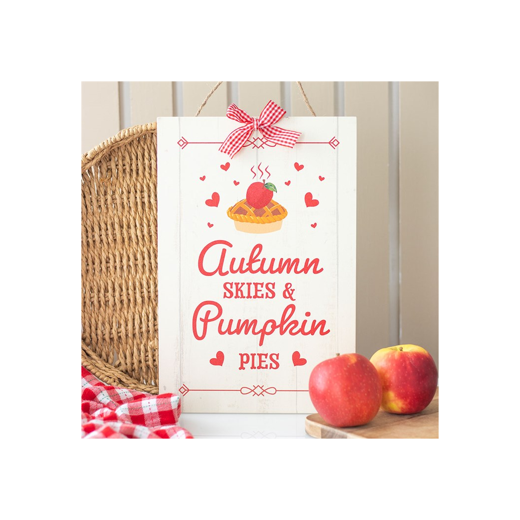 Autumn Skies & Pumpkin Pies Hanging Sign N/A