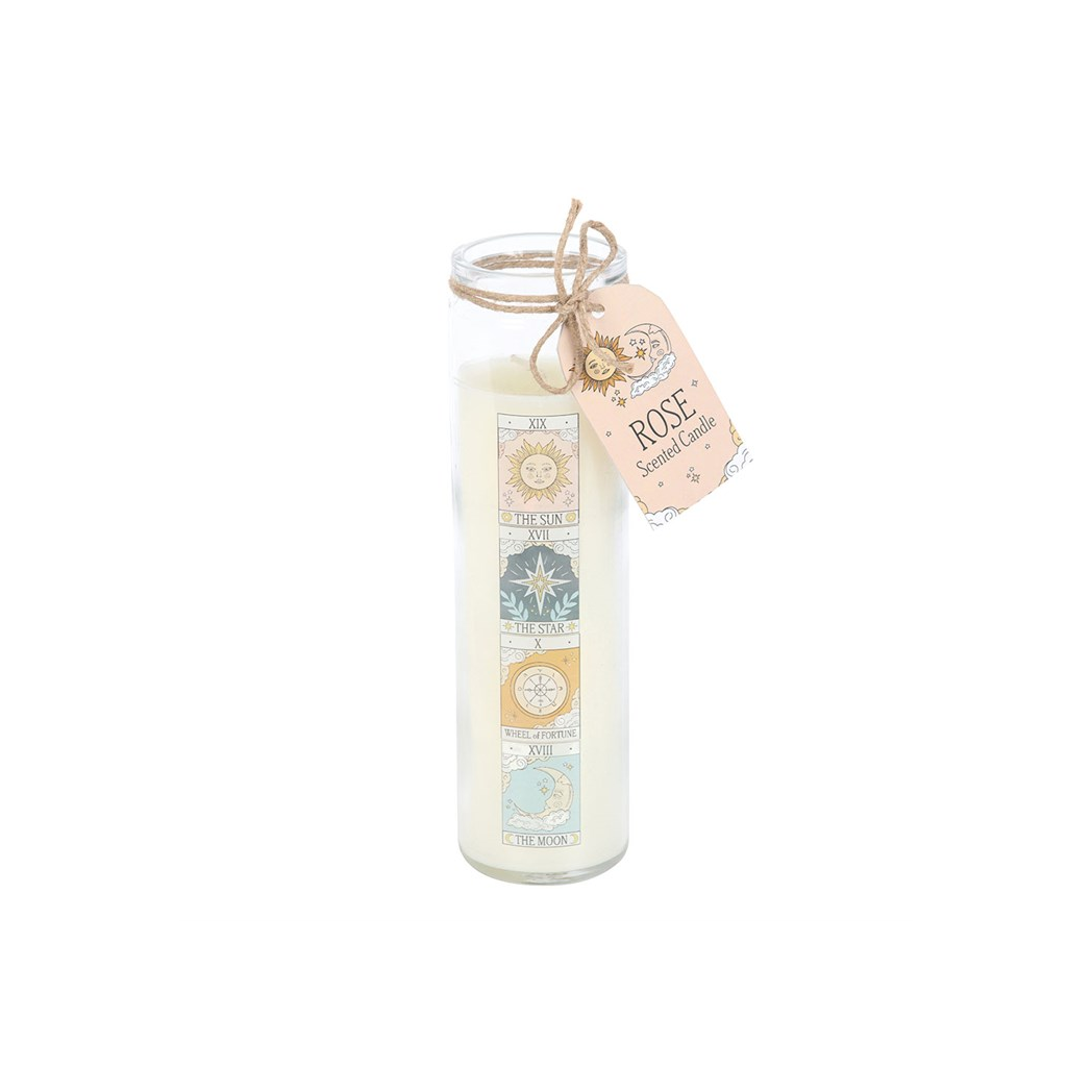 Vintage Tarot Rose Tube Candle N/A