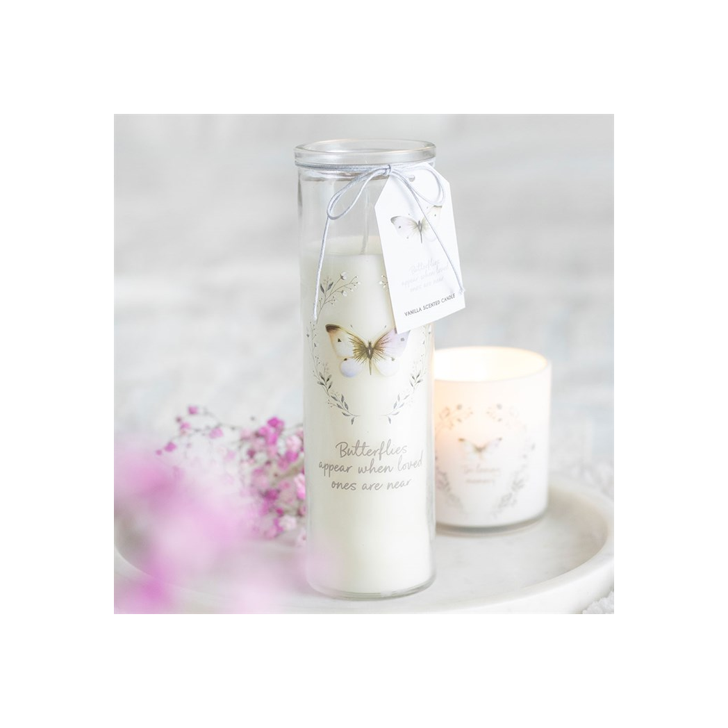 Butterflies Appear Vanilla Tube Candle N/A