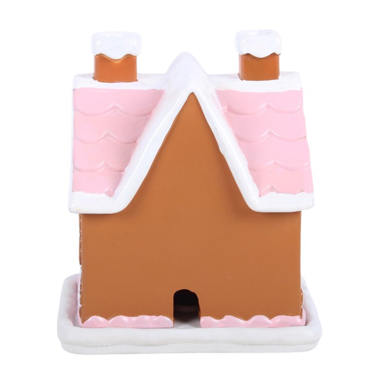 Pink Gingerbread House Incense Cone Burner N/A