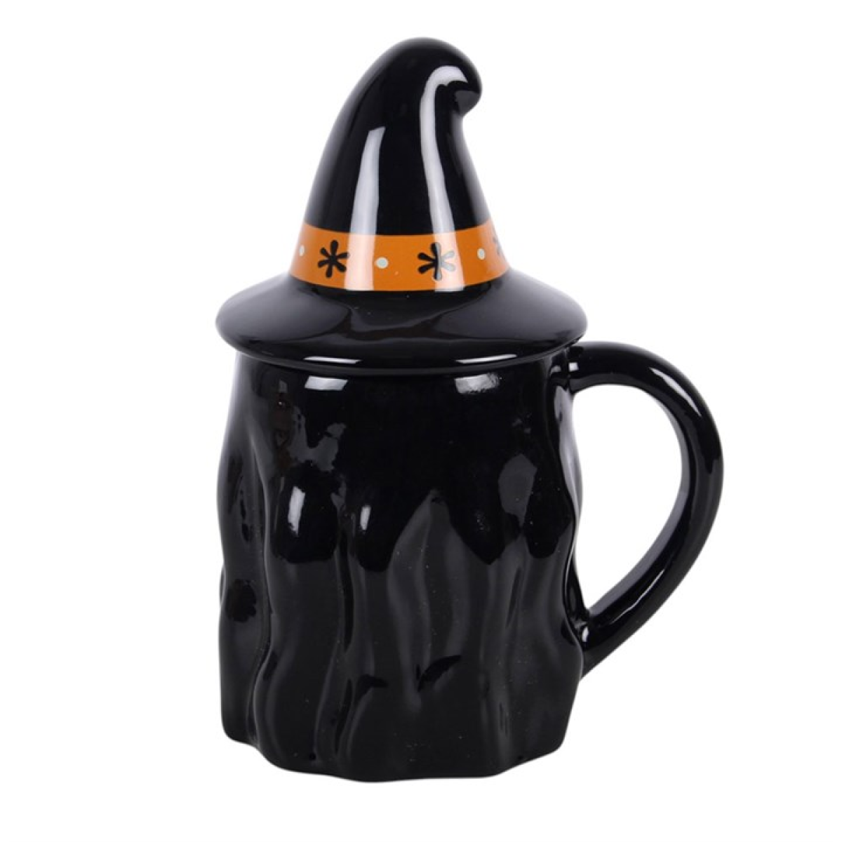 Spooky witch lidded mug gift