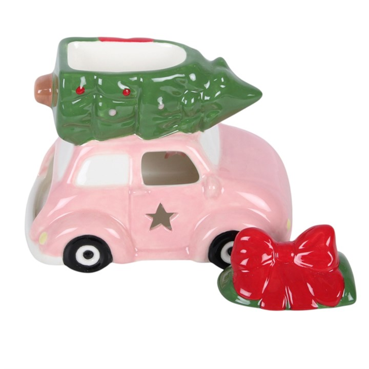 Pink Car with Christmas Tree Oil Burner N/A