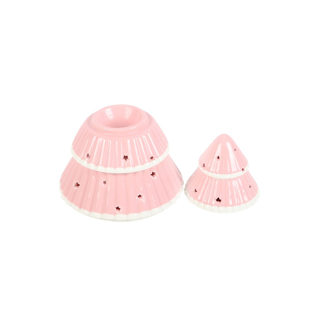 Pink Christmas Tree Oil Burner N/A