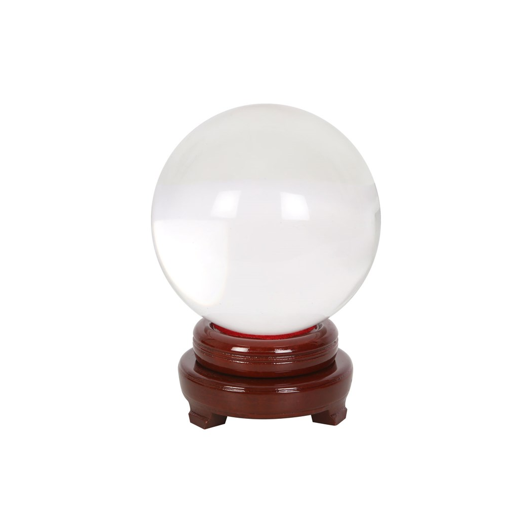 15cm Crystal Ball with Stand N/A