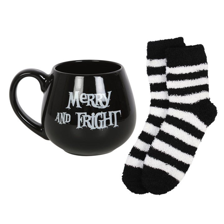 Merry and Fright mug 500ml Christmas gift