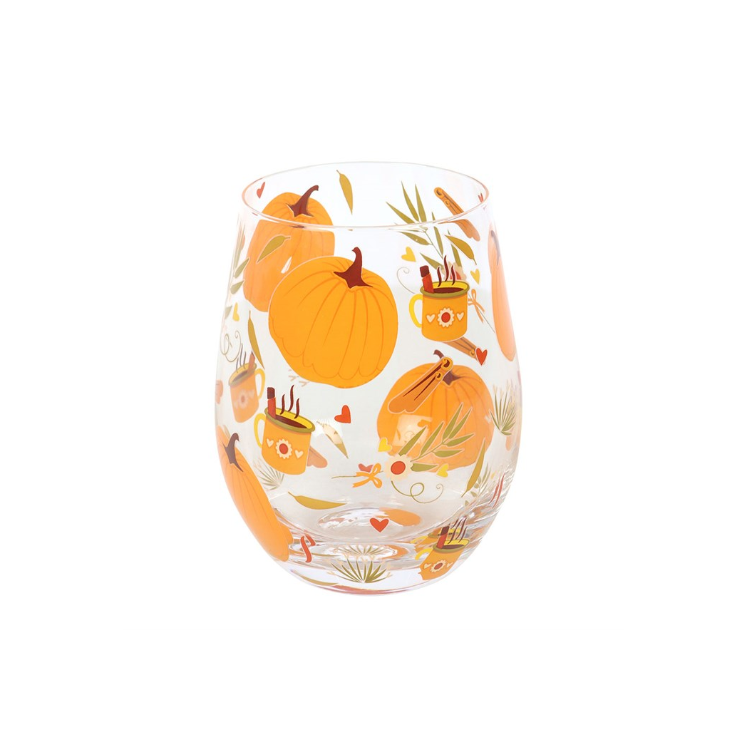 Autumn Days Print Stemless Glass N/A