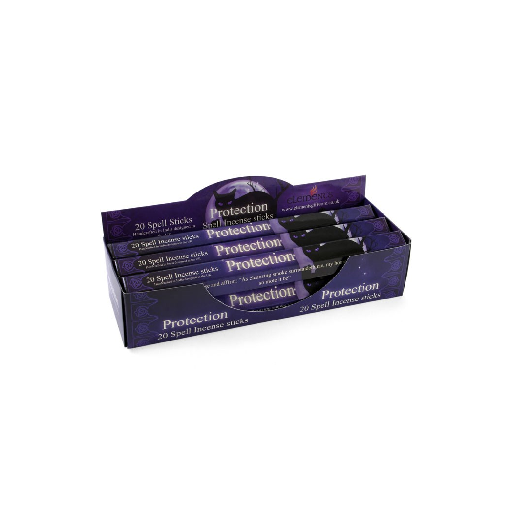 Set of 6 Packets of Protection Spell Incense Sticks by Lisa Parker N/A