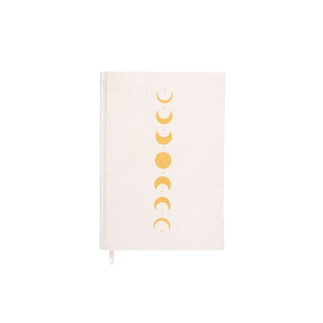 Moon Phase Velvet A5 Notebook N/A
