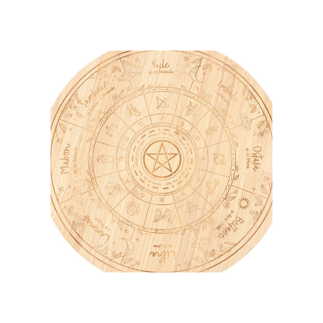 Wheel of the Year Serving Board N/A