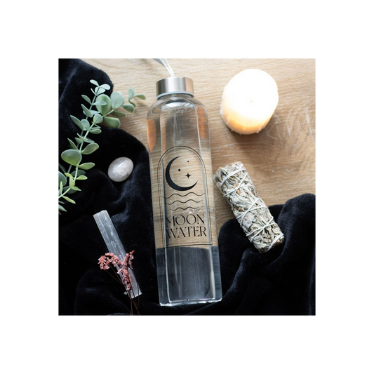 Moon Water Glass Water Bottle N/A