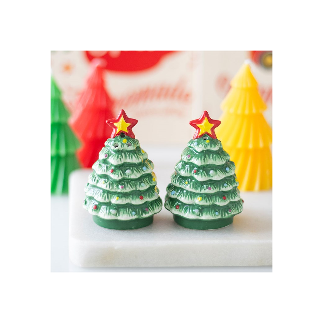 Nostalgic Christmas Trees Salt & Pepper Shakers N/A
