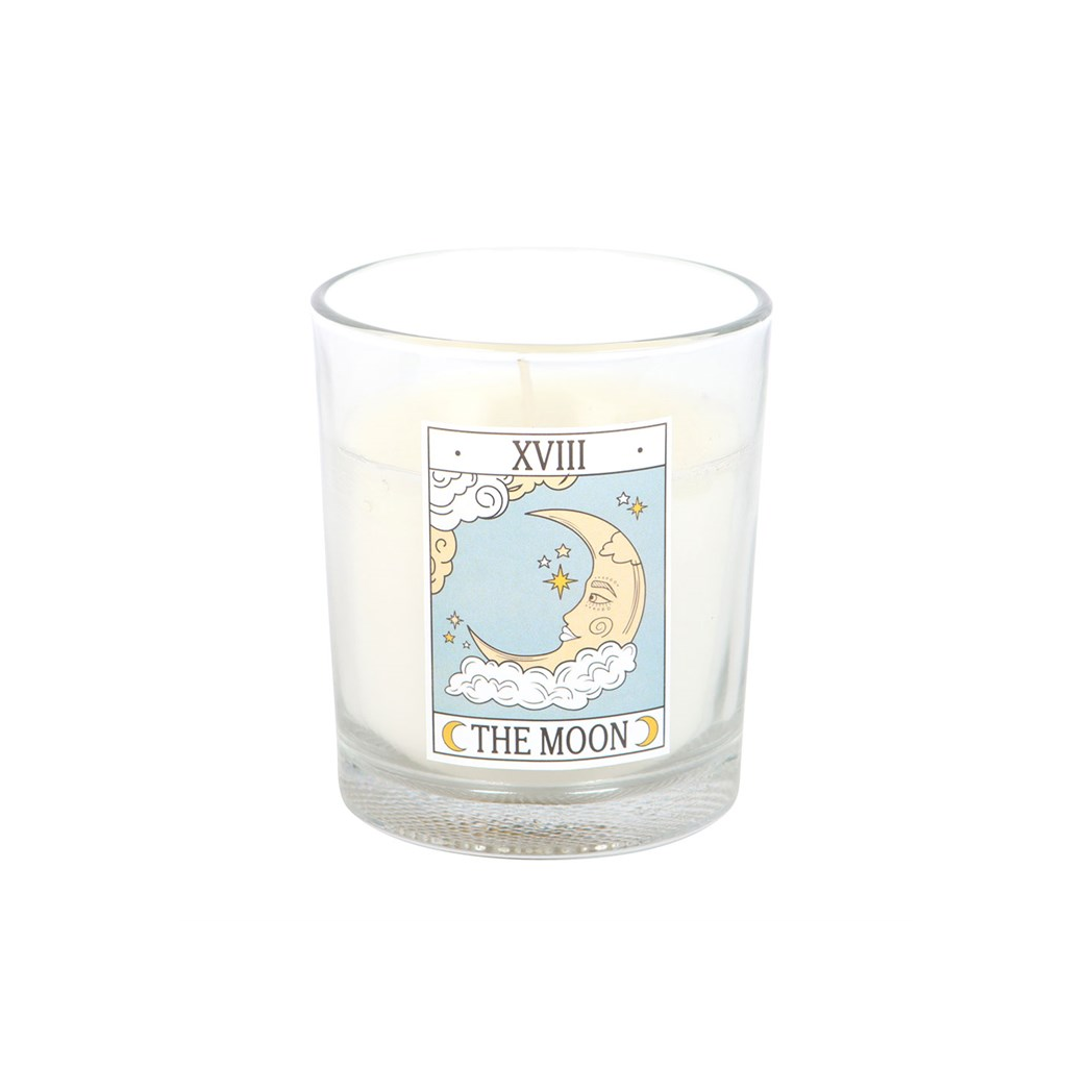 The Moon Vintage Tarot Vanilla Candle N/A