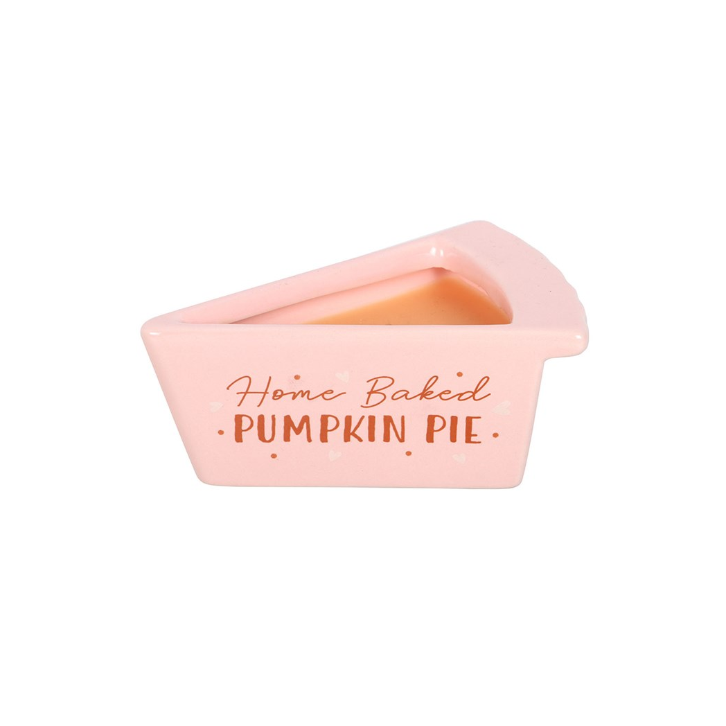 Autumn pumpkin pie scented candle cosy home decor